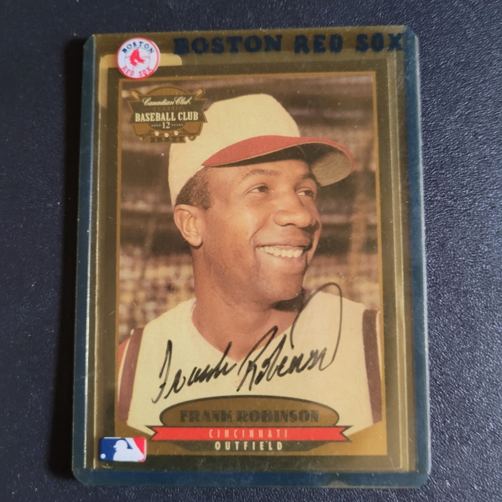 FRANK ROBINSON CINCINNATI REDS REPRINT AUTOGRAPH